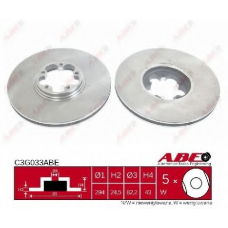 C3G033ABE ABE Тормозной диск