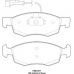 FD6907A NECTO Комплект тормозных колодок, дисковый тормоз