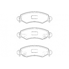 WBP23605A WAGNER LOCKHEED Комплект тормозных колодок, дисковый тормоз