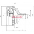 6694 KAMOKA Шарнирный комплект, приводной вал
