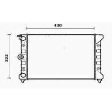 RM0302 EQUAL QUALITY Радиатор, охлаждение двигателя