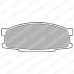 LP981 DELPHI Комплект тормозных колодок, дисковый тормоз