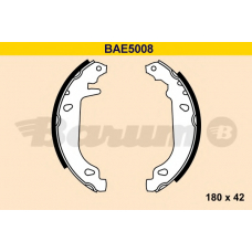 BAE5008 BARUM Комплект тормозных колодок