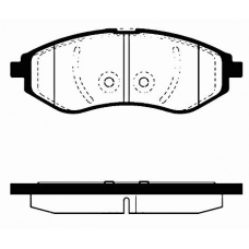 1501225007 S.b.s. Комплект тормозных колодок, дисковый тормоз