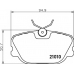 T5055 PAGID Комплект тормозных колодок, дисковый тормоз