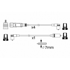 0 986 356 380 BOSCH Комплект проводов зажигания