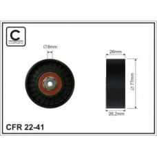 22-41 CAFFARO Паразитный / ведущий ролик, поликлиновой ремень