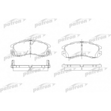 PBP789 PATRON Комплект тормозных колодок, дисковый тормоз