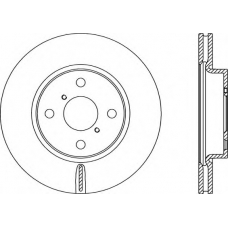 BDR2317.20 OPEN PARTS Тормозной диск