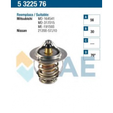 5322576 FAE Термостат, охлаждающая жидкость