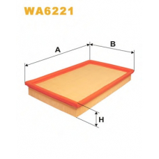 WA6221 WIX Воздушный фильтр