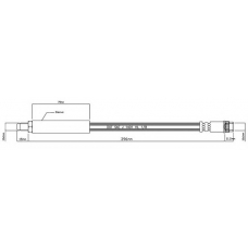 VBH218 MOTAQUIP Тормозной шланг