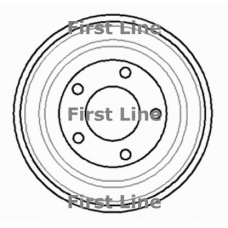 FBR641 FIRST LINE Тормозной барабан