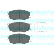 KBP-4509 KAVO PARTS Комплект тормозных колодок, дисковый тормоз