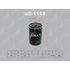 LC-1113 LYNX Фильтр масляный