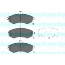 KBP-3006 KAVO PARTS Комплект тормозных колодок, дисковый тормоз