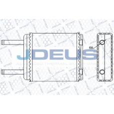 220M07A JDEUS Теплообменник, отопление салона