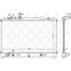 10-26703-SX STELLOX Радиатор, охлаждение двигателя