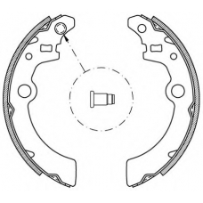 BSA2073.00 OPEN PARTS Комплект тормозных колодок