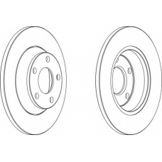 DDF759-1 FERODO Тормозной диск