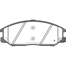 BPA0771.12 OPEN PARTS Комплект тормозных колодок, дисковый тормоз