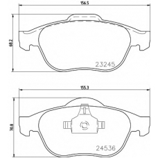 8DB 355 009-101 HELLA Комплект тормозных колодок, дисковый тормоз