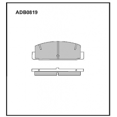 ADB0819 Allied Nippon Тормозные колодки