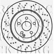 BBD4676 BORG & BECK Тормозной диск