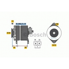 0 986 081 240 BOSCH Генератор