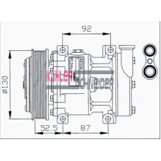 8432301 KUHLER SCHNEIDER Компрессор, кондиционер