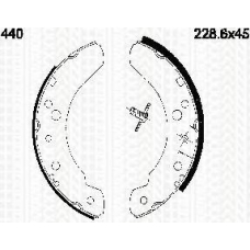 8100 16440 TRISCAN Комплект тормозных колодок