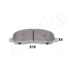 50-05-518 Ashika Комплект тормозных колодок, дисковый тормоз