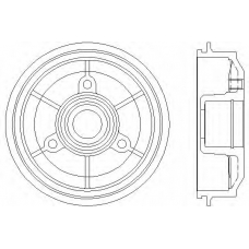 MBD026 DON Тормозной барабан