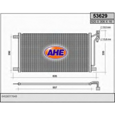 53629 AHE Конденсатор, кондиционер