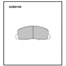 ADB0189 Allied Nippon Тормозные колодки