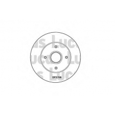 DF2708 TRW Тормозной диск
