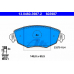 13.0460-3987.2 ATE Комплект тормозных колодок, дисковый тормоз