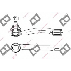 DE1290 DJ PARTS Наконечник поперечной рулевой тяги