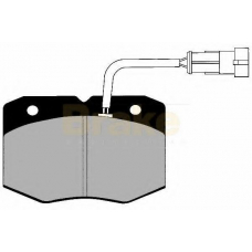 PA1276 BRAKE ENGINEERING Комплект тормозных колодок, дисковый тормоз