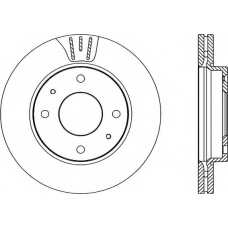 BDR2203.20 OPEN PARTS Тормозной диск