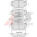 37738 ABS Комплект тормозных колодок, дисковый тормоз