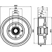 62917 PAGID Тормозной барабан