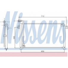 94024 NISSENS Конденсатор, кондиционер