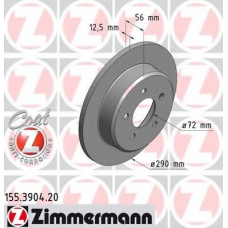 155.3904.20 ZIMMERMANN Тормозной диск