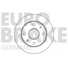 5815205109 EUROBRAKE Тормозной диск