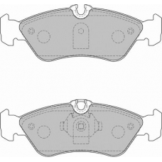 FD7233N NECTO Комплект тормозных колодок, дисковый тормоз