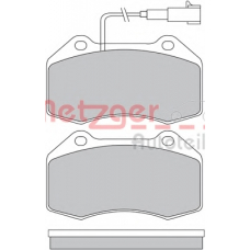 1170559 METZGER Комплект тормозных колодок, дисковый тормоз