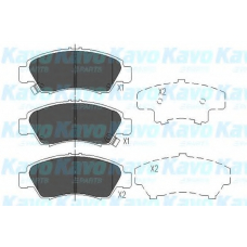 KBP-2004 KAVO PARTS Комплект тормозных колодок, дисковый тормоз