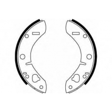 GS8055 TRW Комплект тормозных колодок