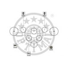 SK-1688 OPTIMAL Комплект ремня ГРМ